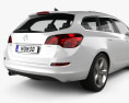 Opel Astra J Tourer 2011 3d model