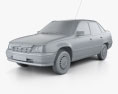 Opel Kadett E Sedán 1984-1991 Modelo 3D clay render