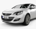 Opel Astra J Berlina 2014 Modello 3D