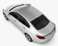 Opel Insignia OPC sedan 2012 3D-Modell Draufsicht