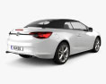 Opel Cascada (Cabrio) 2016 3D模型 后视图