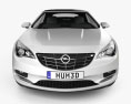 Opel Cascada (Cabrio) 2016 3D-Modell Vorderansicht