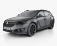 Opel Insignia Sports Tourer 2015 3d model wire render