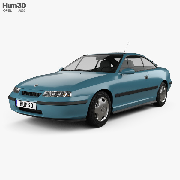 Opel Calibra 1997 3D模型