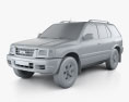 Opel Frontera (B) 2004 3d model clay render