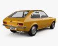 Opel Kadett City 1975 3D模型 后视图