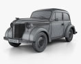 Opel Olympia (OL38) 1938 3D模型 wire render