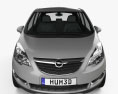 Opel Meriva (B) 2016 3d model front view