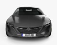 Opel Monza 2014 3D-Modell Vorderansicht
