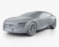 Opel Monza 2014 3D-Modell clay render