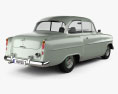 Opel Olympia Rekord 1956 3D 모델  back view