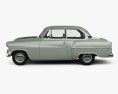 Opel Olympia Rekord 1956 3D模型 侧视图