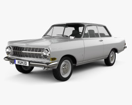 Opel Rekord (A) 2-door sedan 1963 3D model