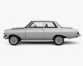Opel Rekord (A) 2 portas sedan 1963 Modelo 3d vista lateral
