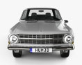 Opel Rekord (A) 2 portas sedan 1963 Modelo 3d vista de frente
