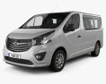 Opel Vivaro Passenger Van 2017 3D模型