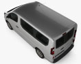 Opel Vivaro Passenger Van 2017 3D-Modell Draufsicht