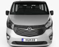Opel Vivaro Passenger Van 2017 3D-Modell Vorderansicht