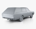 Opel Rekord (C) Caravan 1967 3D模型