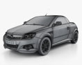 Opel Tigra TwinTop 2009 3D模型 wire render