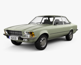 Opel Rekord (D) 1972 3Dモデル