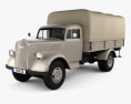 Opel Blitz Flatbed Truck 1940 3d model
