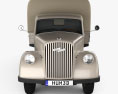 Opel Blitz Pritschenwagen 1940 3D-Modell Vorderansicht