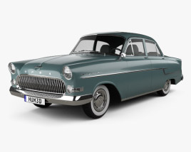3D model of Opel Kapitan 1956