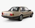 Opel Rekord 1982 3D 모델  back view