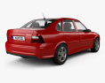 Opel Vectra 2002 3D 모델  back view