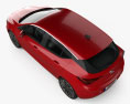 Opel Astra K 2019 3D-Modell Draufsicht