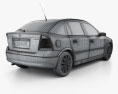 Opel Astra G liftback 2004 3D 모델 