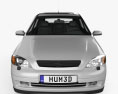 Opel Astra G liftback 2004 Modelo 3D vista frontal