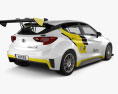 Opel Astra TCR 2017 3D模型 后视图
