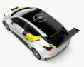 Opel Astra TCR 2017 3D модель top view