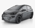 Opel Ampera-e 2020 3d model wire render
