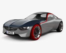 Opel GT 2017 3D model