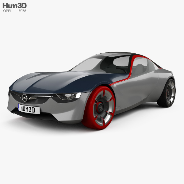 Opel GT 2017 3D модель