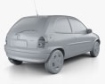 Opel Corsa (B) 3도어 해치백 2003 3D 모델 