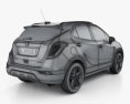 Opel Mokka X mit Innenraum 2020 3D-Modell