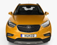 Opel Mokka X 带内饰 2020 3D模型 正面图