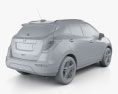 Opel Mokka X mit Innenraum 2020 3D-Modell