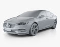 Opel Insignia Grand Sport 2020 3d model clay render