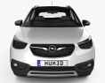 Opel Crossland X Turbo 2020 3D-Modell Vorderansicht