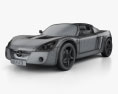 Opel Speedster 2005 3D模型 wire render