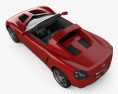 Opel Speedster 2005 3D模型 顶视图