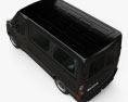 Opel Movano Passenger Van L1H1 2014 3D模型 顶视图