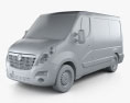 Opel Movano Пассажирский фургон L1H1 2014 3D модель clay render