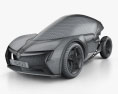 Opel RAK e 2015 3D模型 wire render