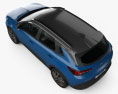 Opel Grandland X 2020 3D-Modell Draufsicht